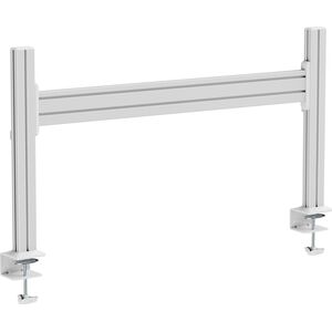 InLine® Slatwall Επιτραπέζια Βάση, Πάνελ Αλουμινίου 1μ συμπεριλαμβανομένων 2 Υποστηριγμάτων 0,43μ