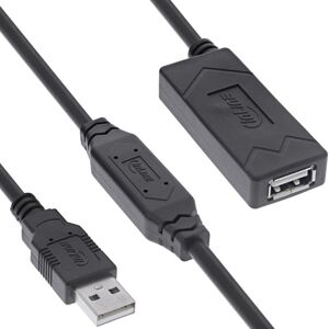 InLine® USB 2.0 Ενεργή Επέκταση, USB-A Αρσενικό/Θηλυκό, 25m