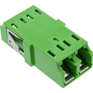 Σύζευξη InLine® LWL, Duplex LC/LC, singlemode, πράσινο, κεραμικό μανίκι