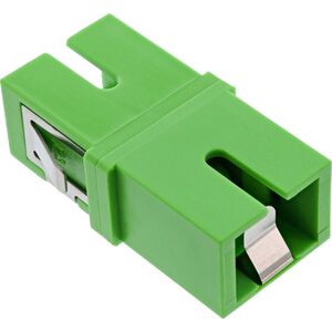 InLine® Ζεύξη LWL, Simplex SC/SC, SM, Κεραμικό μανίκι, με εσωτερικό κλείστρο, πράσινο