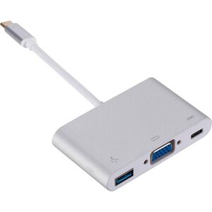 RoGer Multimedia Adapter Type-C to VGA + USB / USB-C