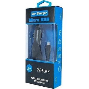 ATX Platinum Premium Car charger 12 / 24V / 1A + micro USB cable Black (Blue Blister)
