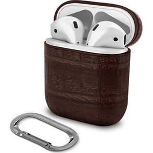 Devia Lux Series Eco Leather Look Magnetic Carabiner Case Apple AirPods 1st Generation