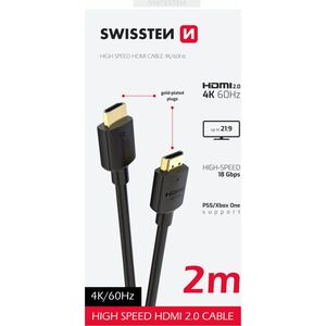 Swissten HDMI to HDMI 4K Cable 2m