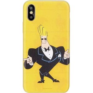 Cartoon Network Johnny Bravo Silicone Case for Apple iPhone XS Max Smoking