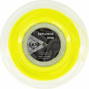 Χορδή τένις DUNLOP Explosive Spin 1.25mm 17g 200m Μονοϊνική Εξαγωνική Κίτρινη