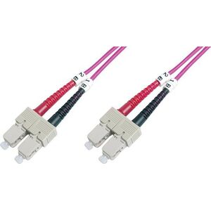 LOGON AL5SCSC01I/4I kabel InfiniBand / światłowodowy 1 m 2x SC Różowy