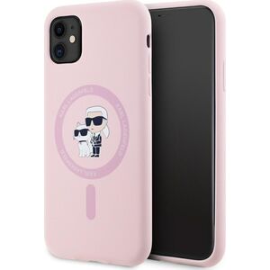 Etui Karl Lagerfeld Silicone             Karl&Choupette MagSafe do iPhone 11 różowy