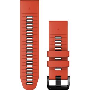 Garmin QuickFit 26 mm greitai atsegamas dirželis, Raudonos liepsnos spalvos / grafito spalvos