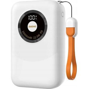 Powerbank Dudao K21 Mini 10000mAh 22.5W USB-A / USB-C - beżowy