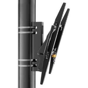HAGOR PLW Saeulenadapter neigbare Halterung zur Adaption an Saeulen max Tragl 30kg VESA max 400x400 fuer Saeulendurchmesser bis 1,5m