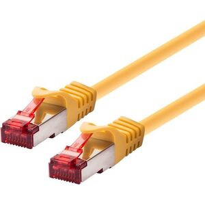 LOGON TCR66SS0025Y kabel sieciowy Żółty 0,25 m Cat6 SF/UTP (S-FTP)