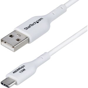 StarTech USB2AC1MNCWHE kabel USB USB 2.0 1 m USB A USB C Biały