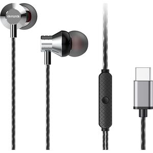 Słuchawki AIWA douszne ESTM-50USB-C/SL srebrne