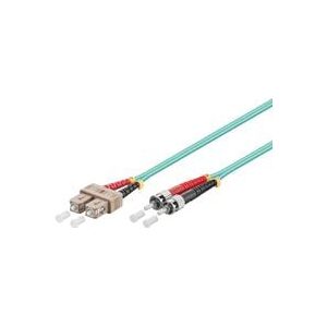 MicroConnect Patchcord światłowodowy ST/UPC-SC/UPC, 50/125, OM3, 2m (FIB122002)