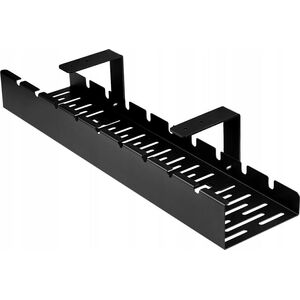 ATL DA263 Organizer na kable pod biurko blat  czarny