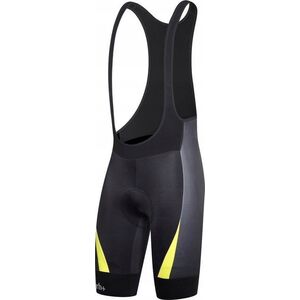 Shiver Bibshorts black # yellow fluo - M