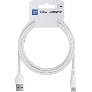 BLUE STAR καλώδιο ECO 2,4A USB A do Lightning PJ68-24-2.4 1m λευκό