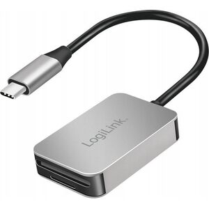 Czytnik LogiLink LogiLink USB 3.0 Dual-Kartenleser USB-C/SD/microSD alu