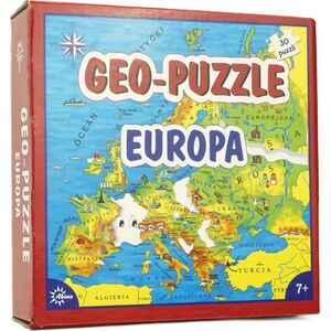 Abino Układanka edukacyjna Geo-Puzzle Europa