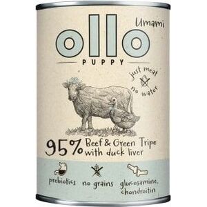 Ollo Puppy Umami Woł. żwacze z Kaczą Wątrobą 400g