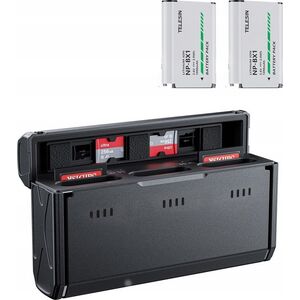 Ładowarka Usb Type-c + 2x Akumulator Bateria Typ Sony Np-bx1 Npbx1 Telesin / Cmr-001