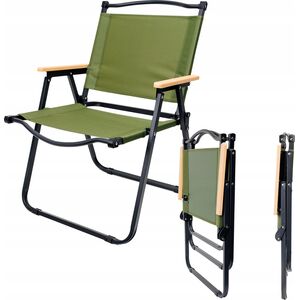 PLATINET CAMPING CHAIR 75X47X39 CM GREEN 45145