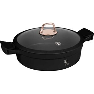 GARNEK TYTANOWY 28cm BERLINGER HAUS BH-1455 BLACK ROSE
