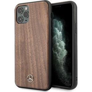 Mercedes Mercedes MEHCN58VWOLB iPhone 11 Pro hard case brązowy/brown Wood Line Walnut
