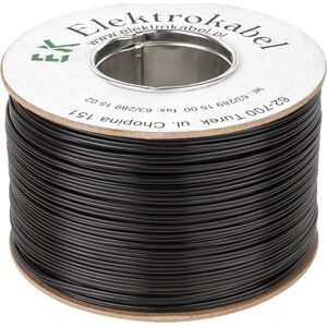 Przewód LP Kabel głośnikowy SMYp 2 x 0,22mm czarny 300m