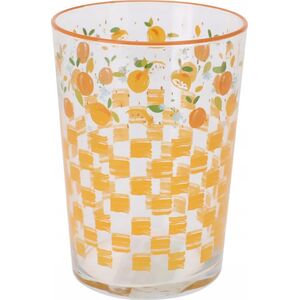 Μεγάλο ποτήρι με φρουτώδες σχέδιο, 510 ml