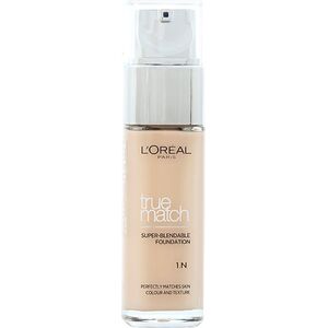 L’Oreal Paris True Match Super Blendable Foundation N1 Ivory 30ml