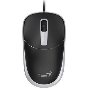 Mysz przewodowa, Genius DX-123, czarno-szara, optyczna, 1200DPI, USB-C