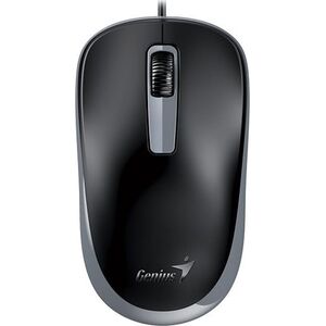 Mysz przewodowa, Genius DX-125S, czarno-szara, optyczna, 1200DPI