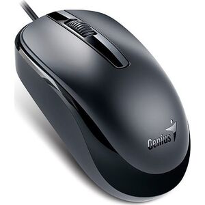 Mysz przewodowa, Genius DX-120, czarna, optyczna, 1200DPI, USB-C