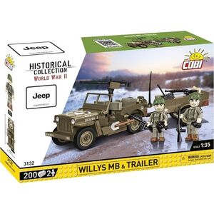 COBI HC WWII Willys MB_Trailer 200kl 3132