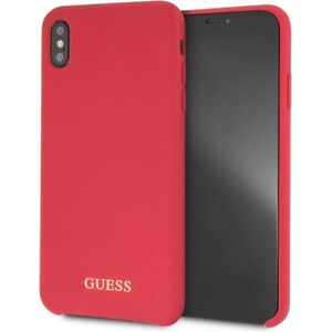 Guess Guess GUHCI65LSGLRE iPhone Xs Max red /czerwony hard case Silicone