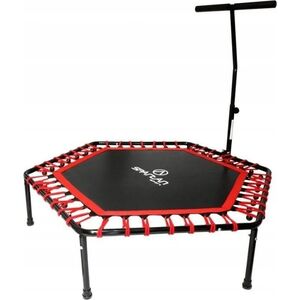 Trampolina Trampolina Sześciokątna Fitness Z Uchwytem o śr.136 cm