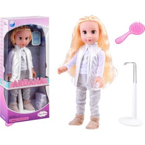 Jokomisiada Lalka Adrianna elegantka ze stoku 45 cm ZA3892