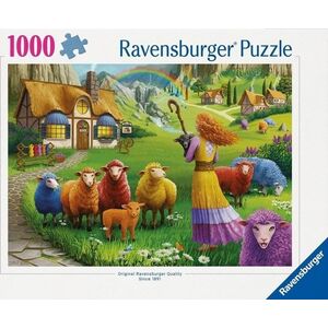 Ravensburger Puzzle Kolorowa wełna 1000 elementów