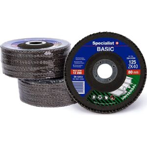SPECIALIST+ τριβείο φύλλων. δίσκος BASIC ZK40, 125 mm