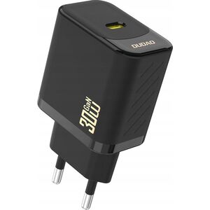 Φορτιστής τοίχου Dudao A27P 30W PD GaN USB-C - μαύρη