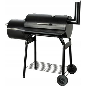 Master Grill & Party MG507 Grill z wędzarnią węglowy 40 cm x 36 cm