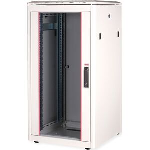 ROLINE Netzwerkschrank Pro 48,26cm 19Zoll 22 HE 600x600 BxT Glast�r grau