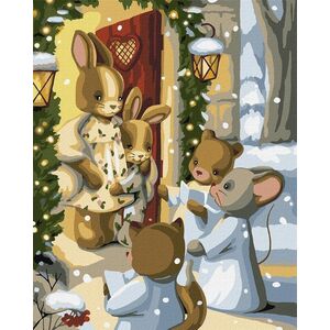 Malowanie po numerach - Magia kolęd 40x50cm