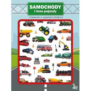 Książeczka z wypukłymi naklejkami. Samochody EDUKAMP
