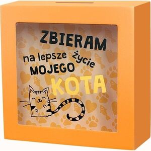 Skarbonka lepsze życie kota EDUKAMP