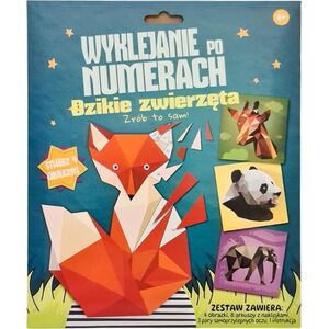 Przyklejanie po numerach. Lisek EDUKAMP