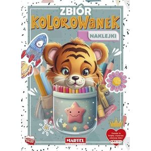 Zbiór kolorowanek z naklejkami EDUKAMP