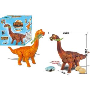 Dinozaur z jajem i projektorem mix EDUKAMP